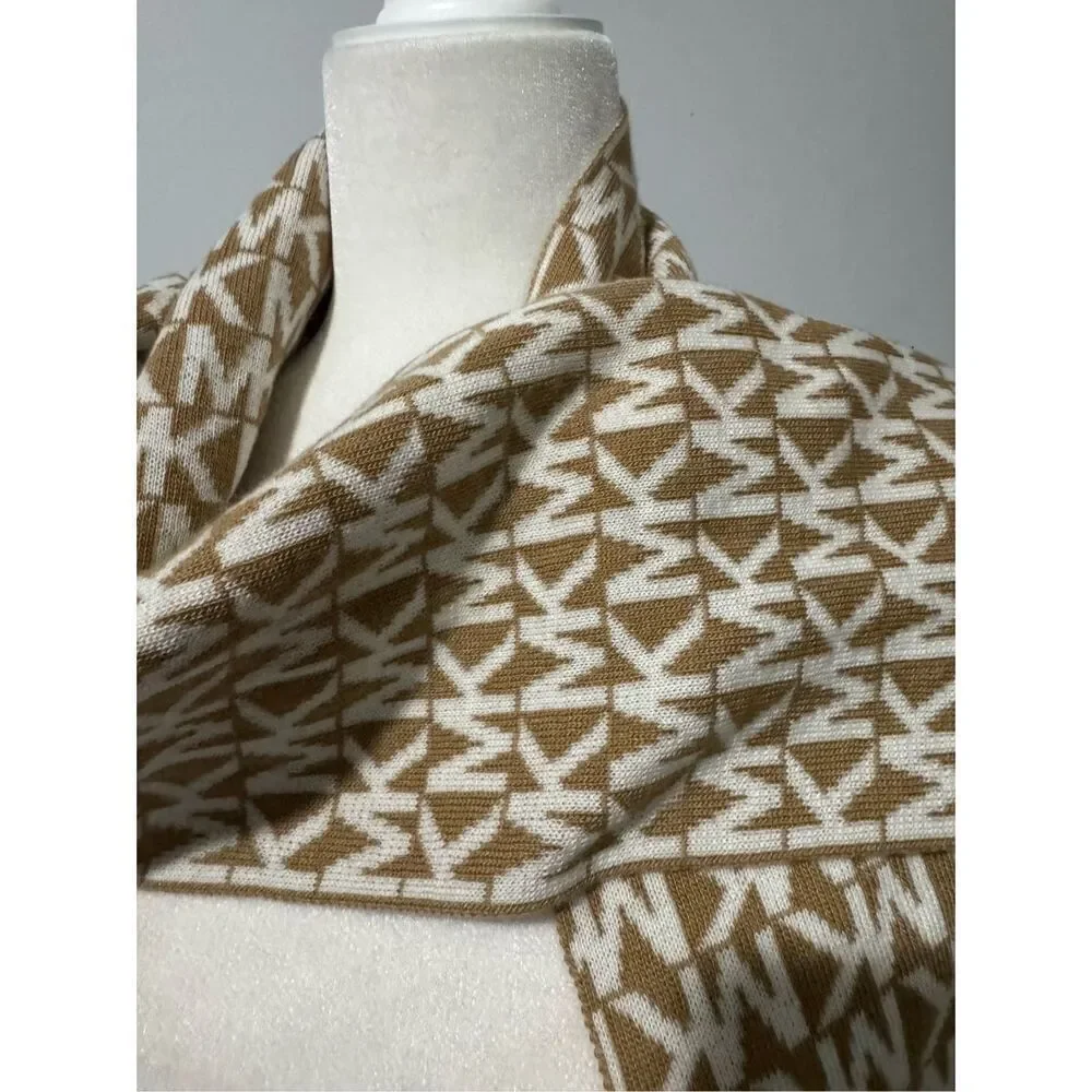 Michael Kors monogram logo scarf